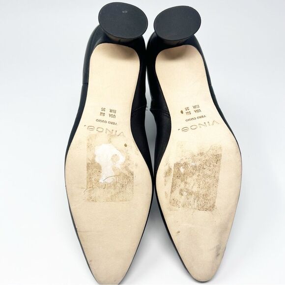 Vince Fitz 41MM Leather Booties - Picture 9 of 10